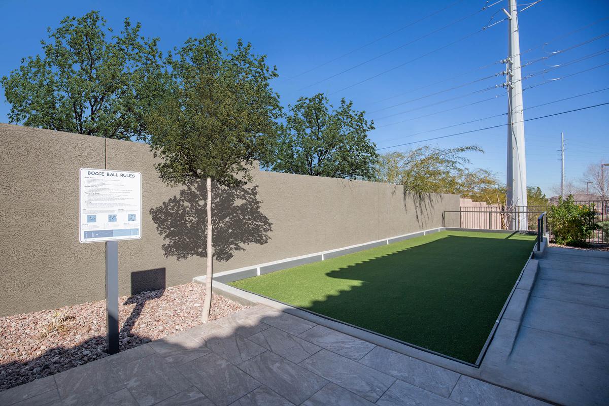 Bocce Ball Court here at The Passage Apartments in Henderson, NV