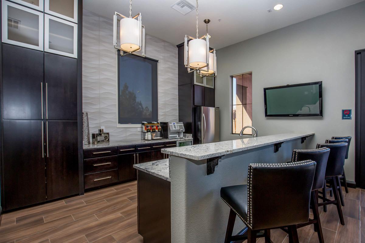 Elegant Clubhouse with Kitchen here at The Passage Apartments in Henderson, NV
