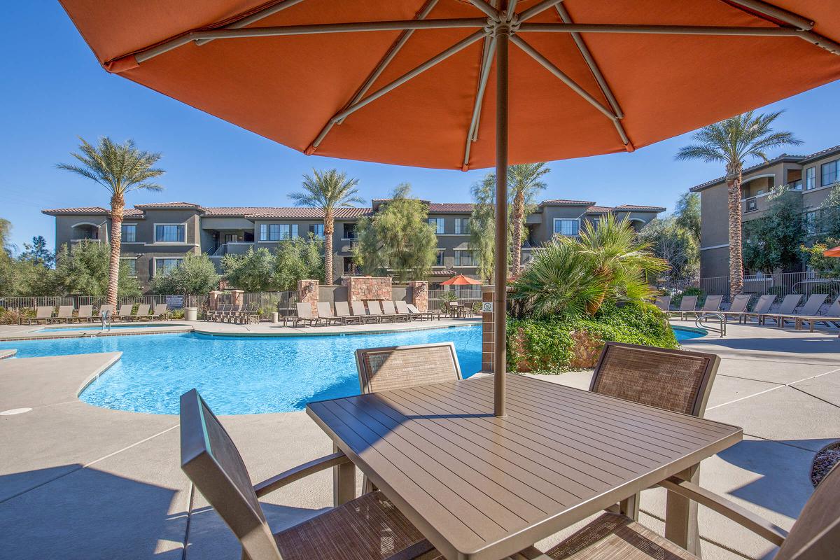 Meet with Friends Poolside at The Passage Apartments