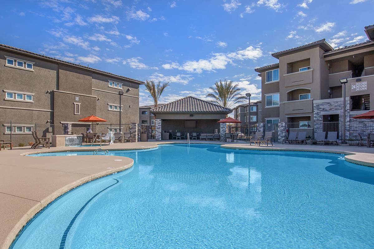 Shimmering Swimming Pool at The Passage Apartments in Henderson, NV