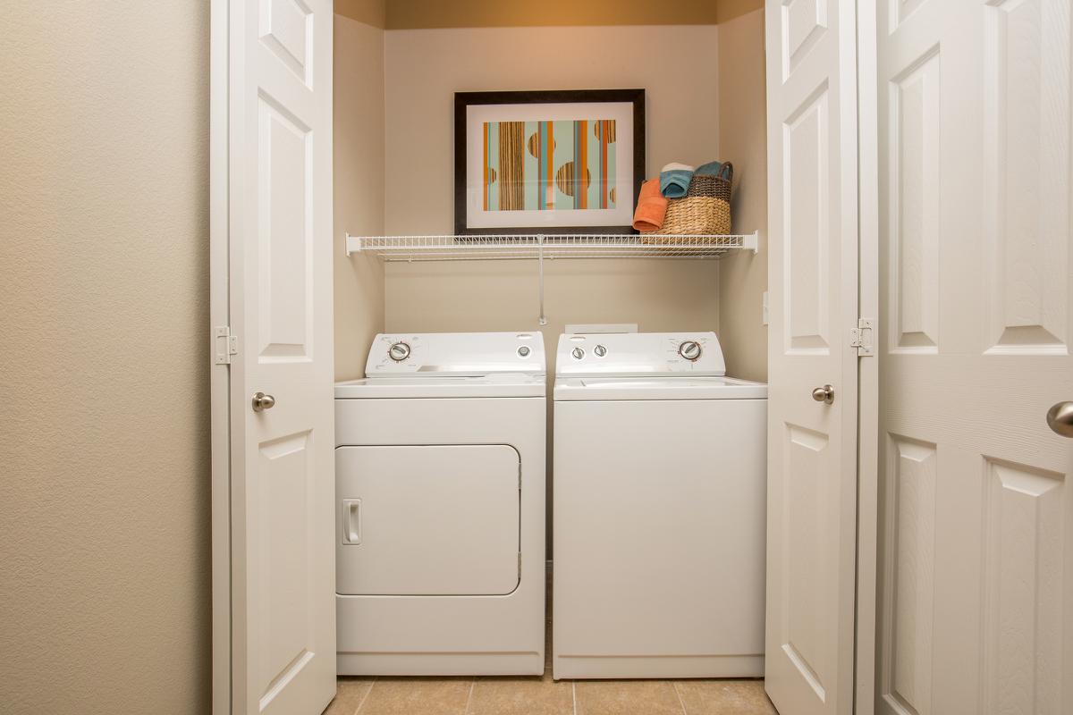 The Havens Full-Sized Washer and Dryer at The Passage Apartments