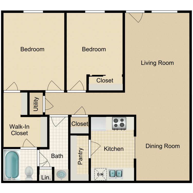Floor plan image of Cat Island