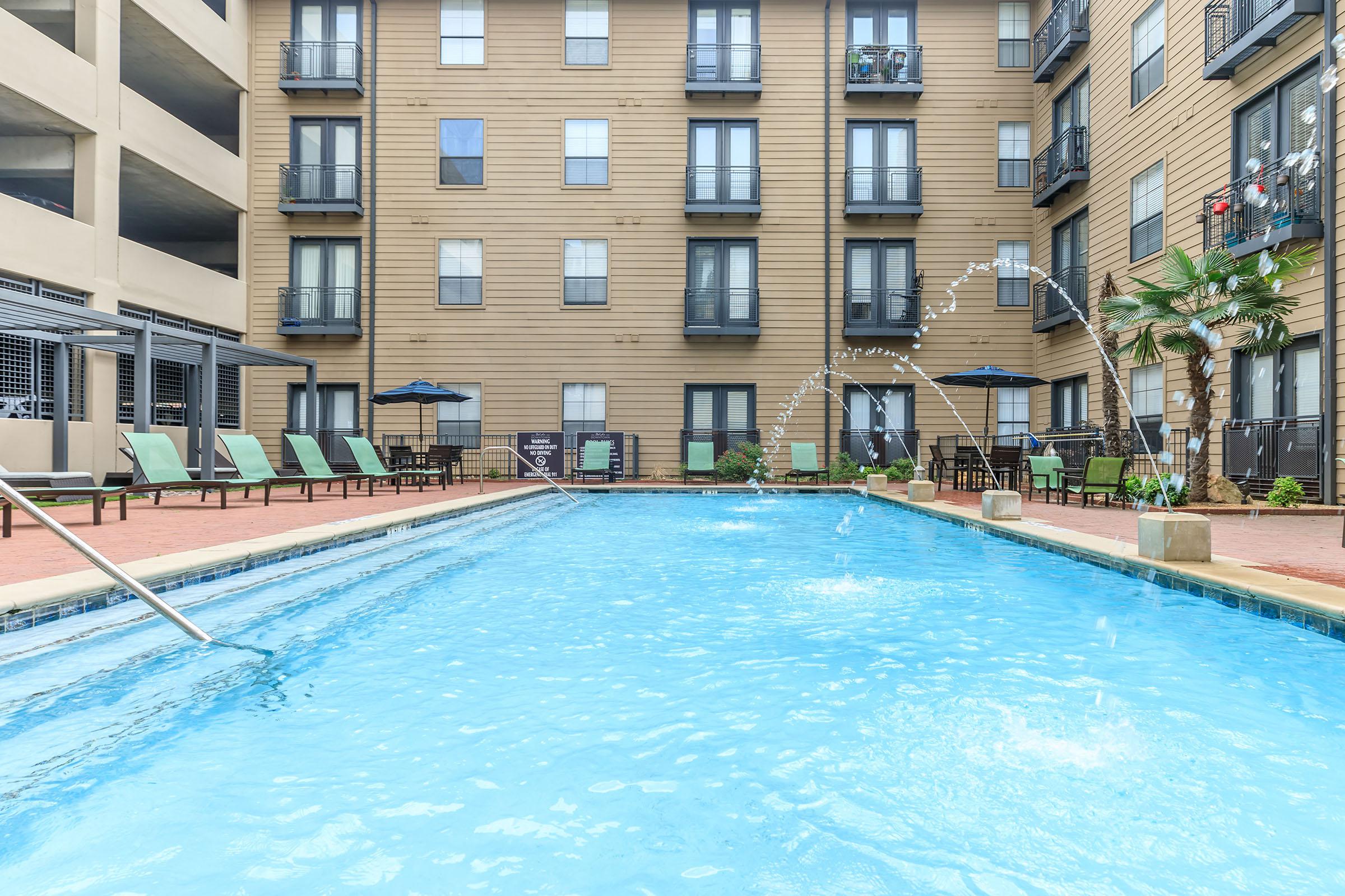 SHIMMERING SWIMMING POOL