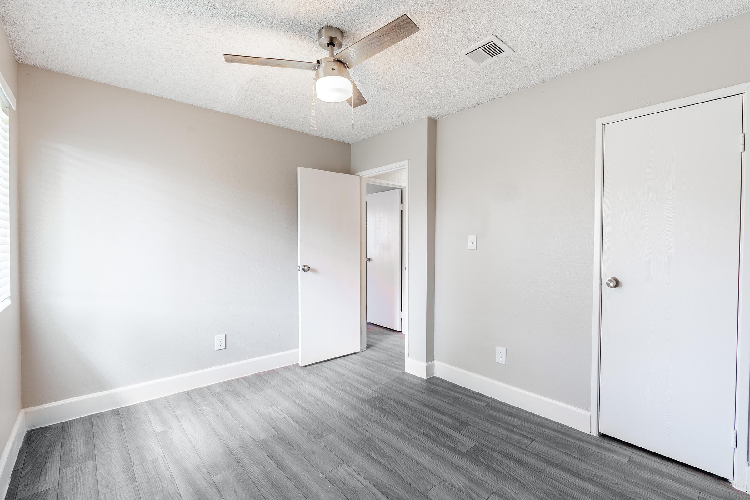 Open empty bedroom entry way