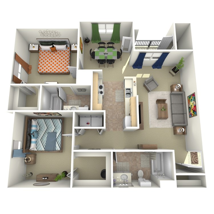 Floor plan image of B2