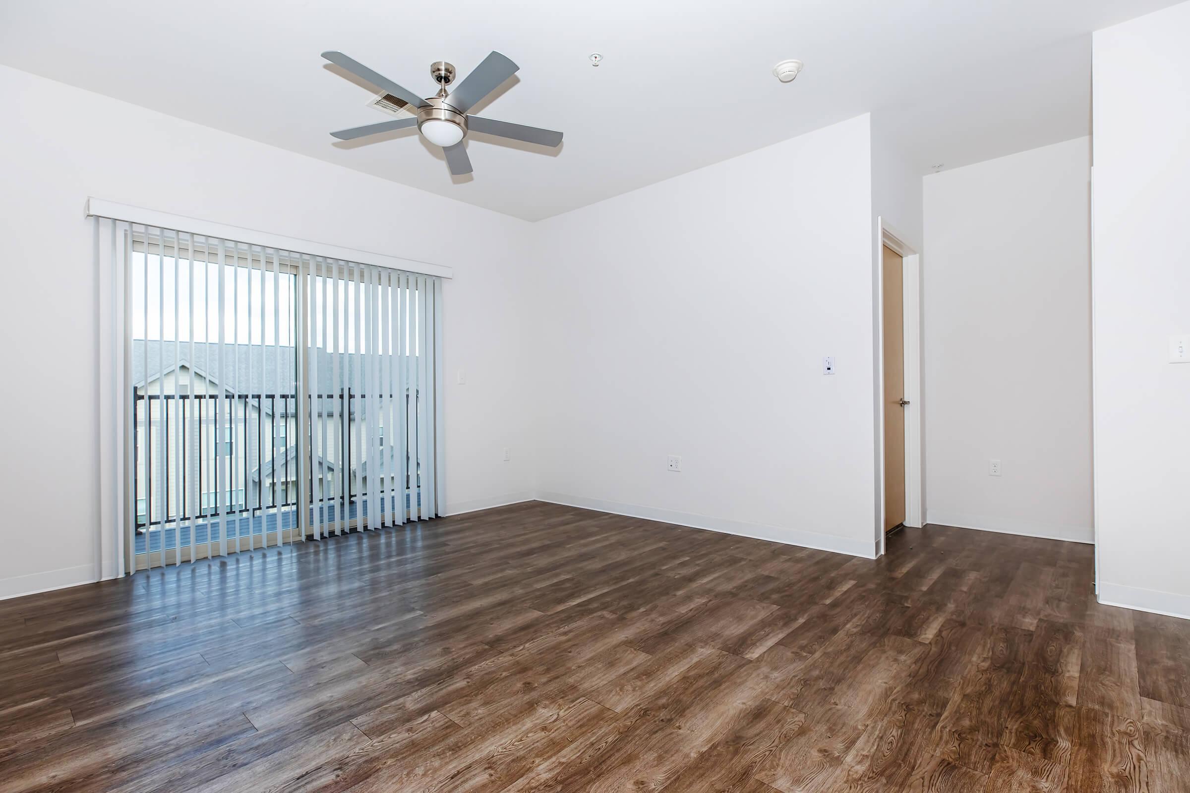 a room with a wooden floor