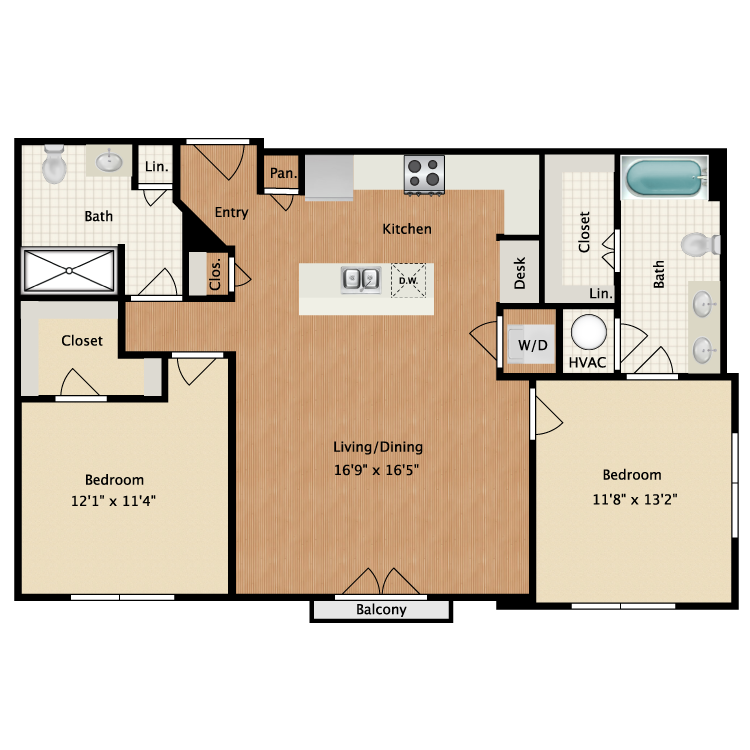 Floor plan image of Valentine