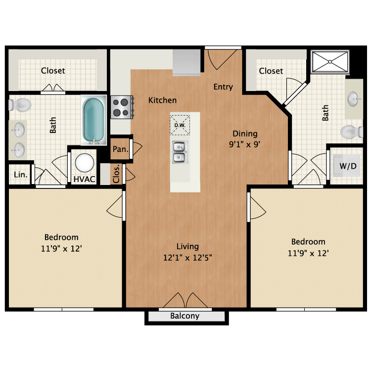 Floor plan image of Volker