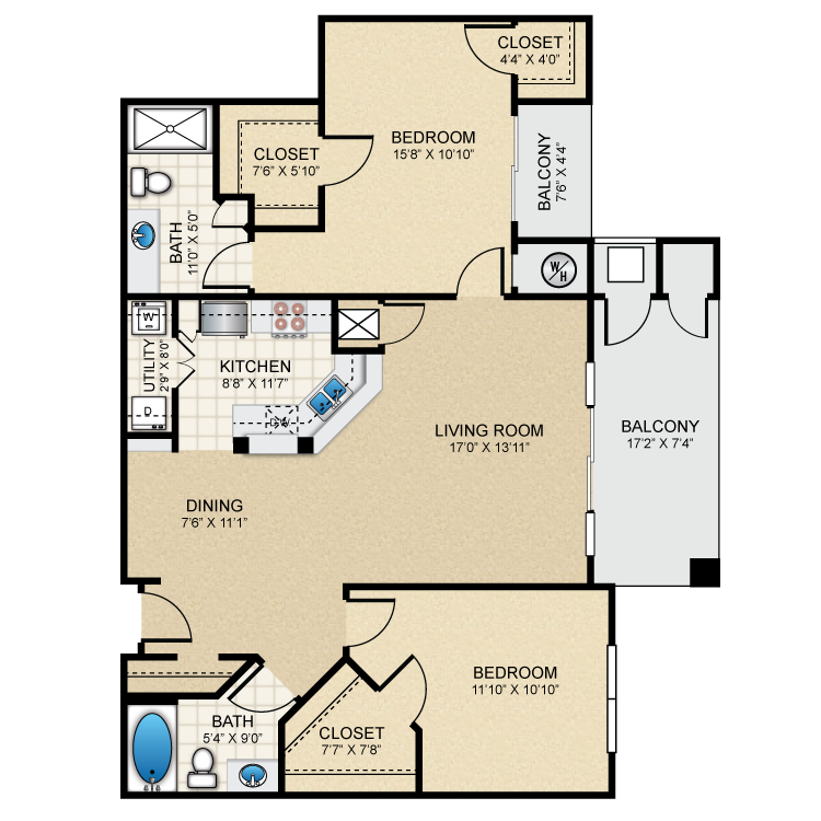 Floor plan image of B3 The Stratton