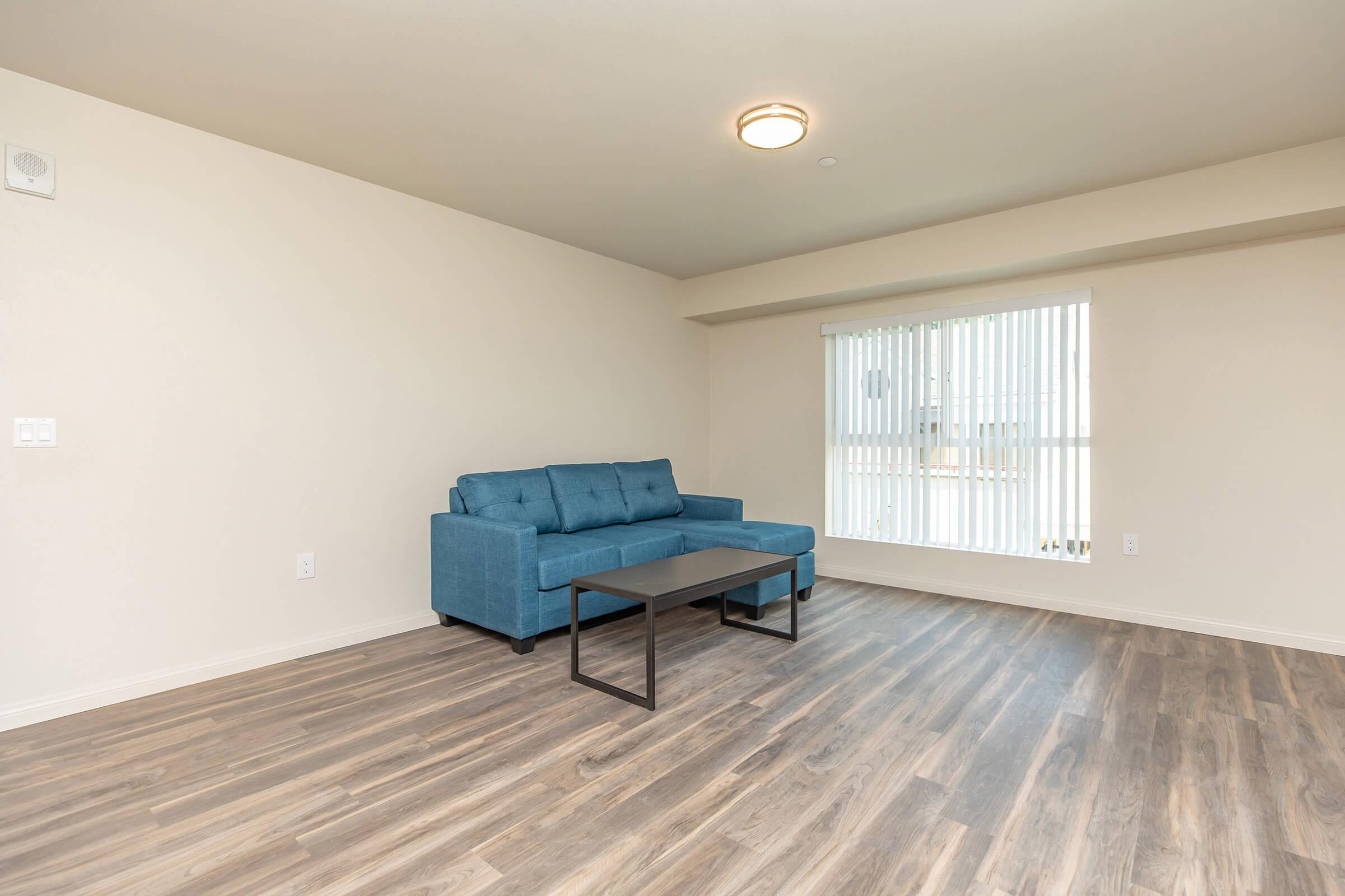 a room with a wooden floor