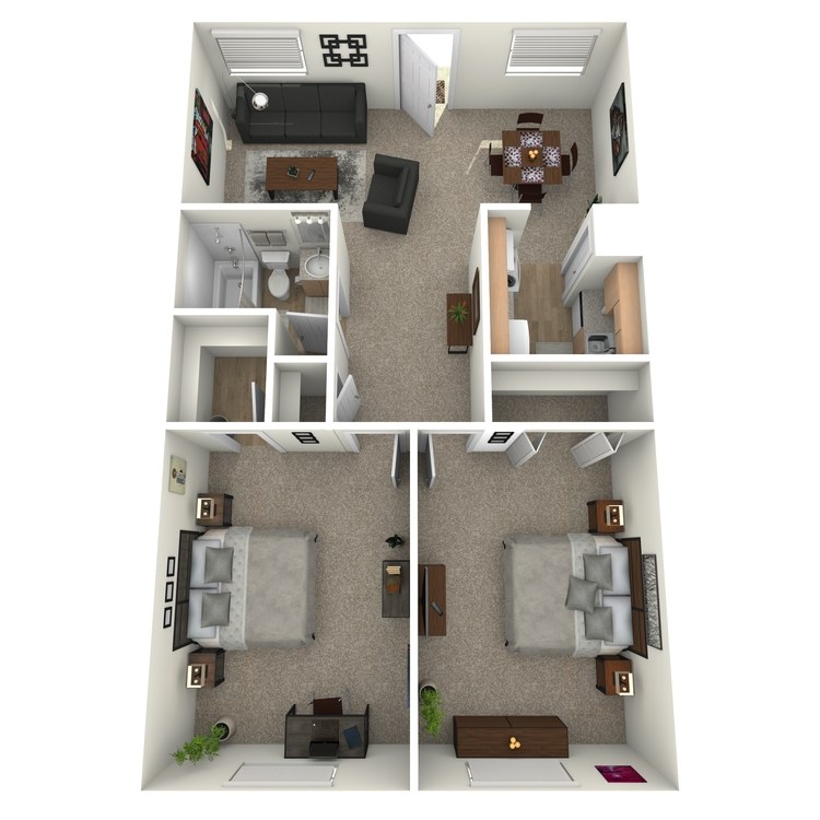 Floor plan image of B1AH