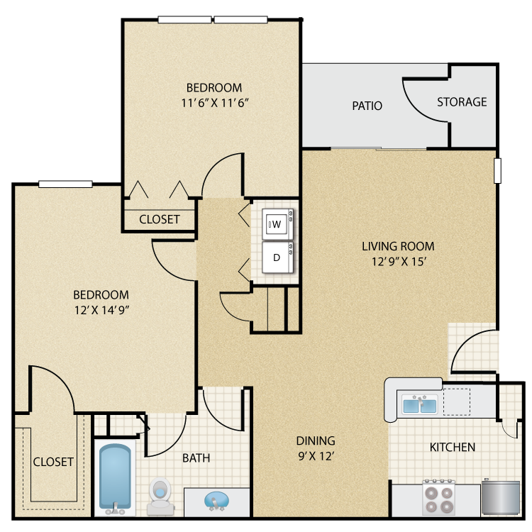 Floor plan image of Raton