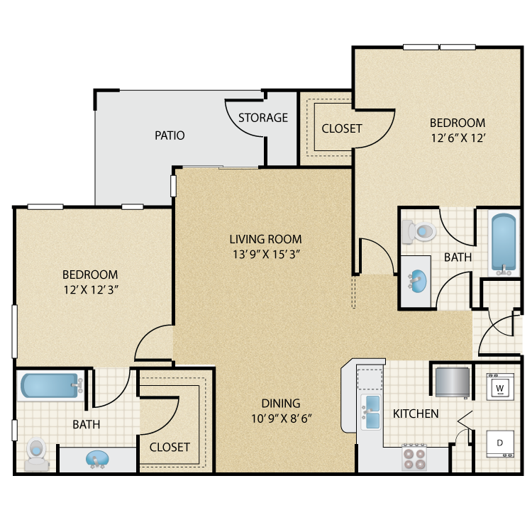 Floor plan image of Navajo
