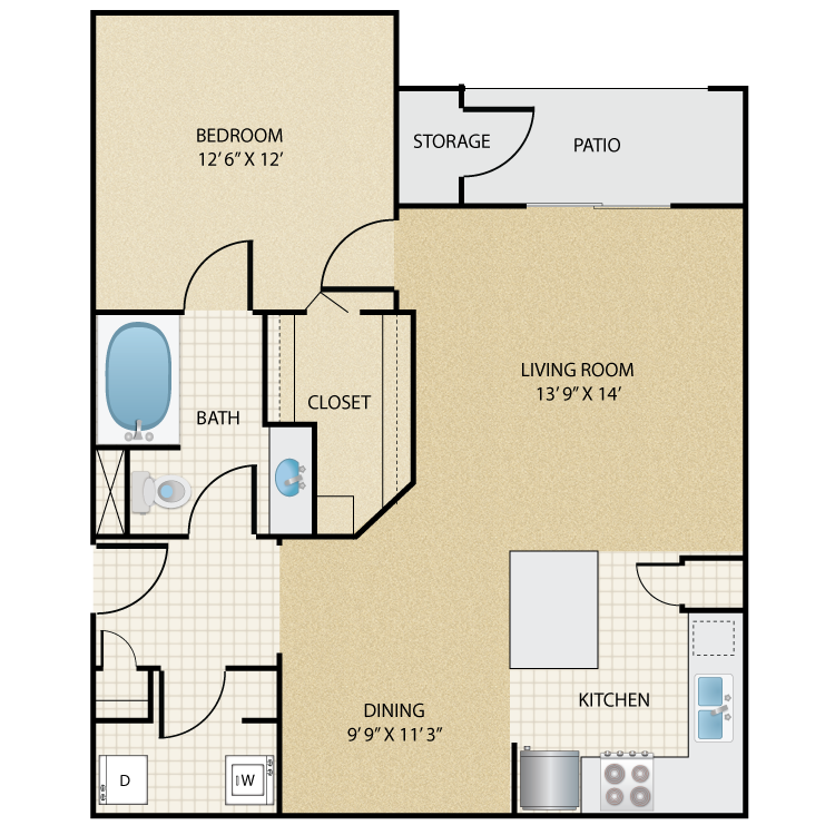 Floor plan image of Aztec