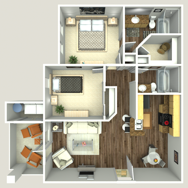 Floor plan image of B2