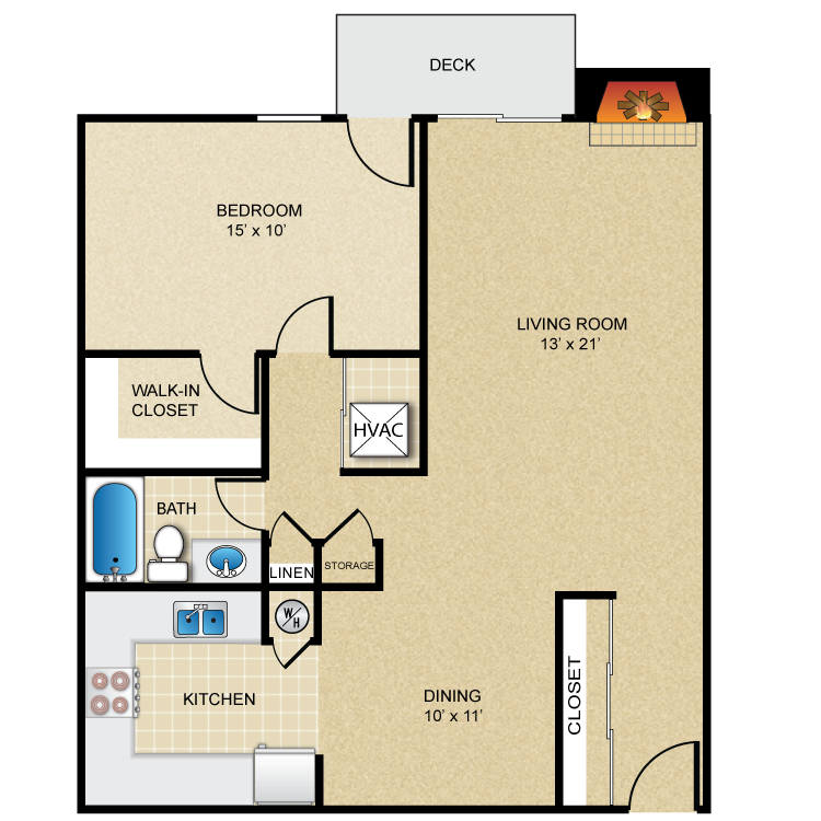 Floor plan image of A2