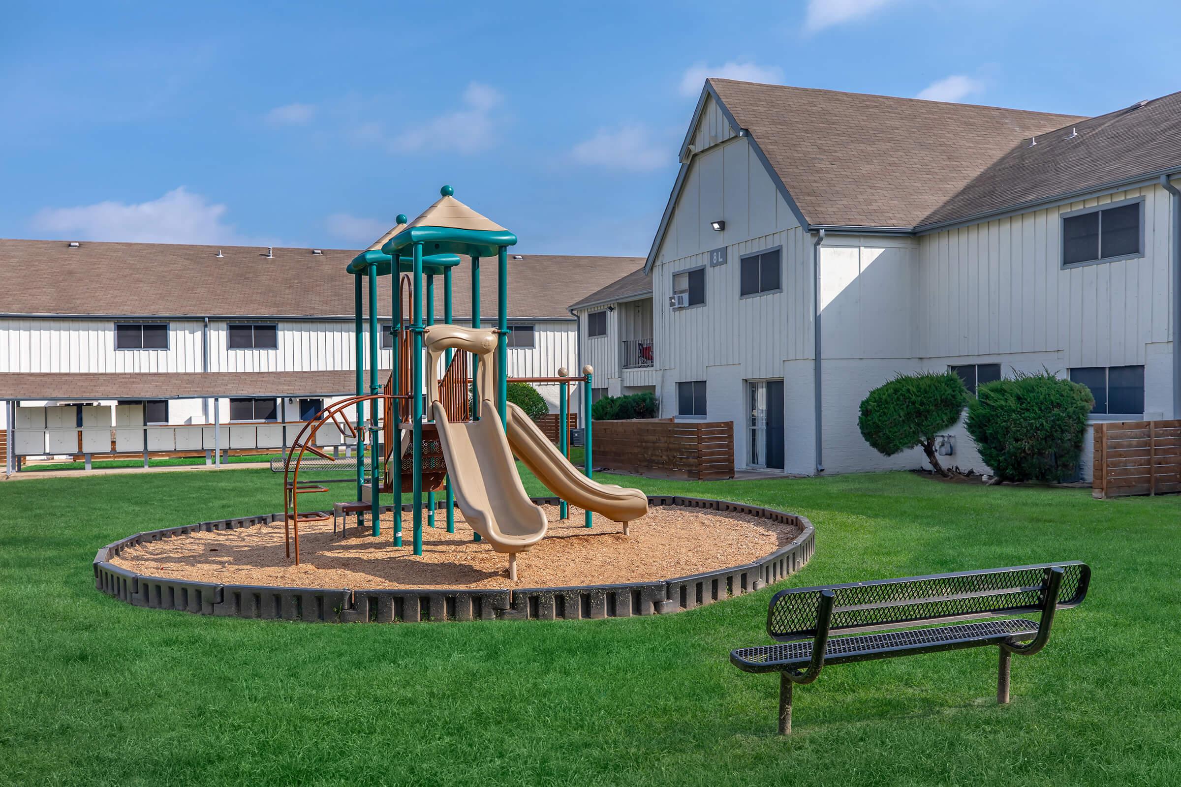 a large lawn in front of a house