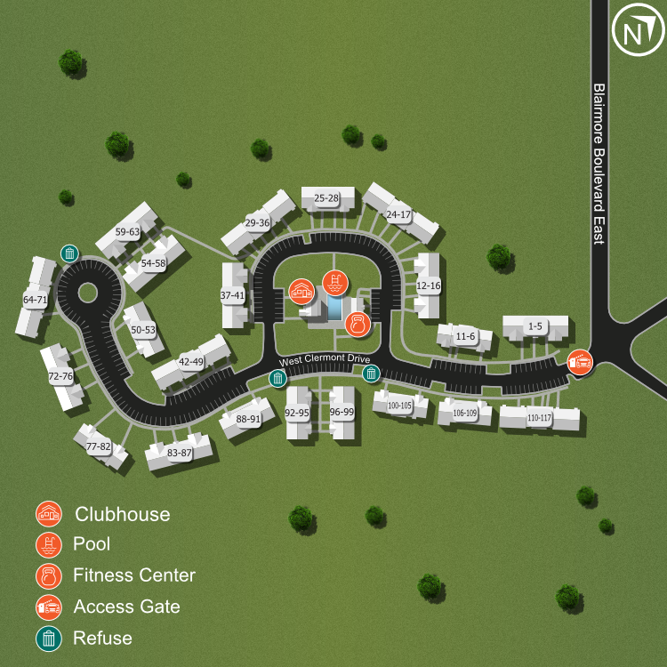 We make every effort to make our website accessible to anybody, especially those with disabilities. If you have question in terms of the relative location of an amenity or apartment home, please give us a call.