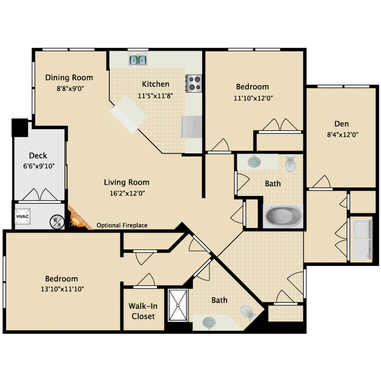 Floor plan image of Linden