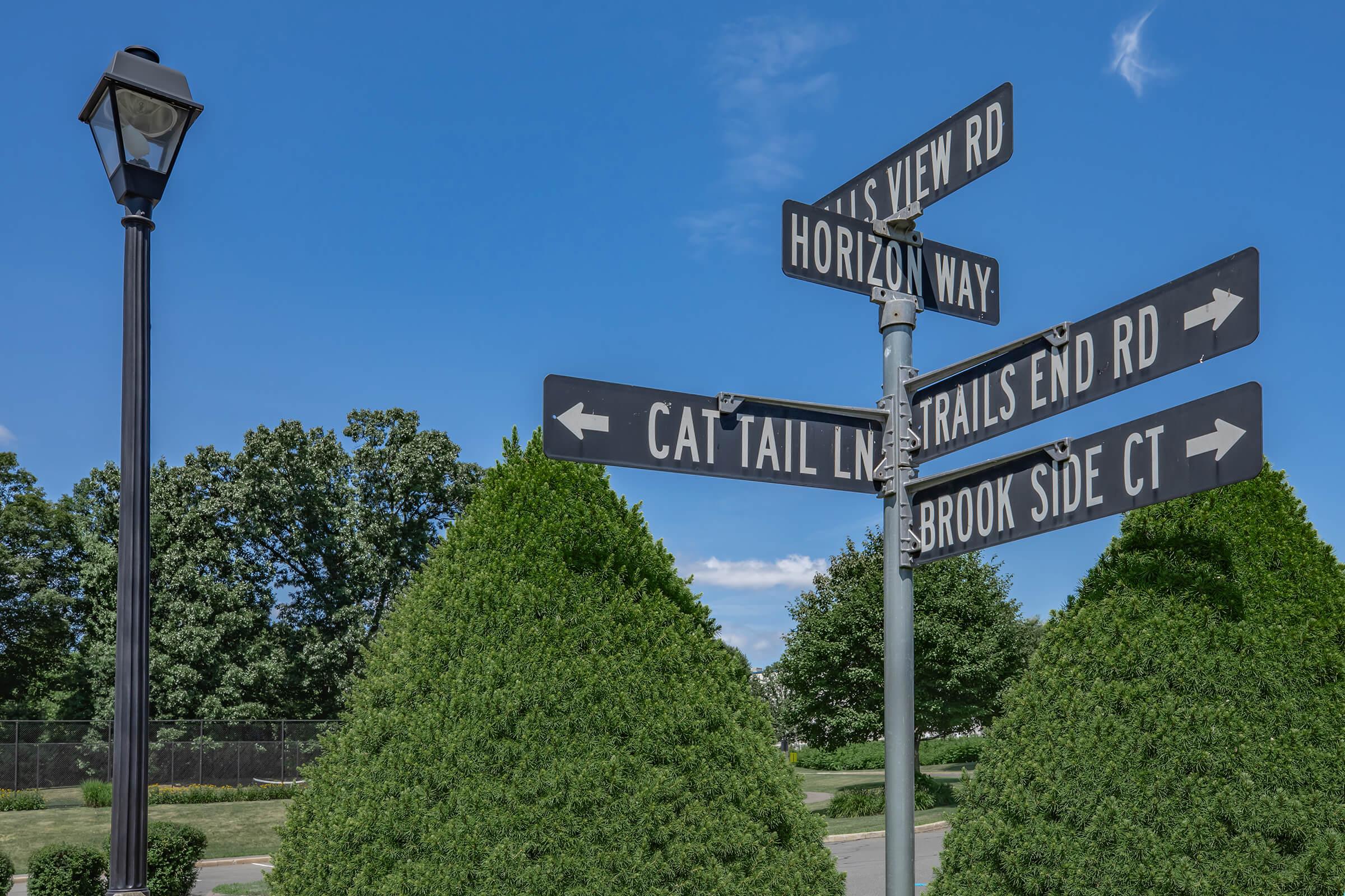 a close up of a street sign on a pole