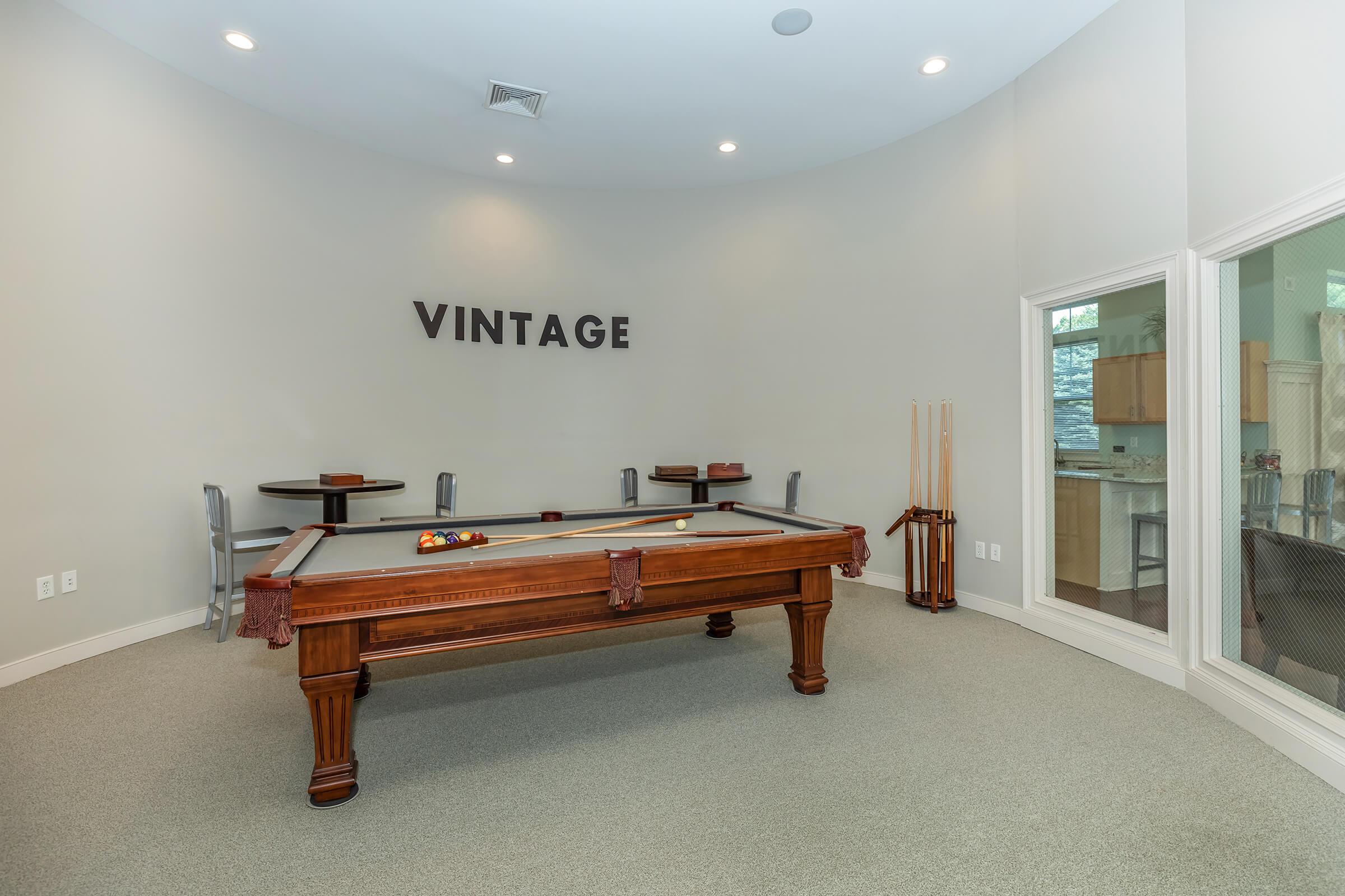 BILLIARDS IN THE RESIDENT LOUNGE