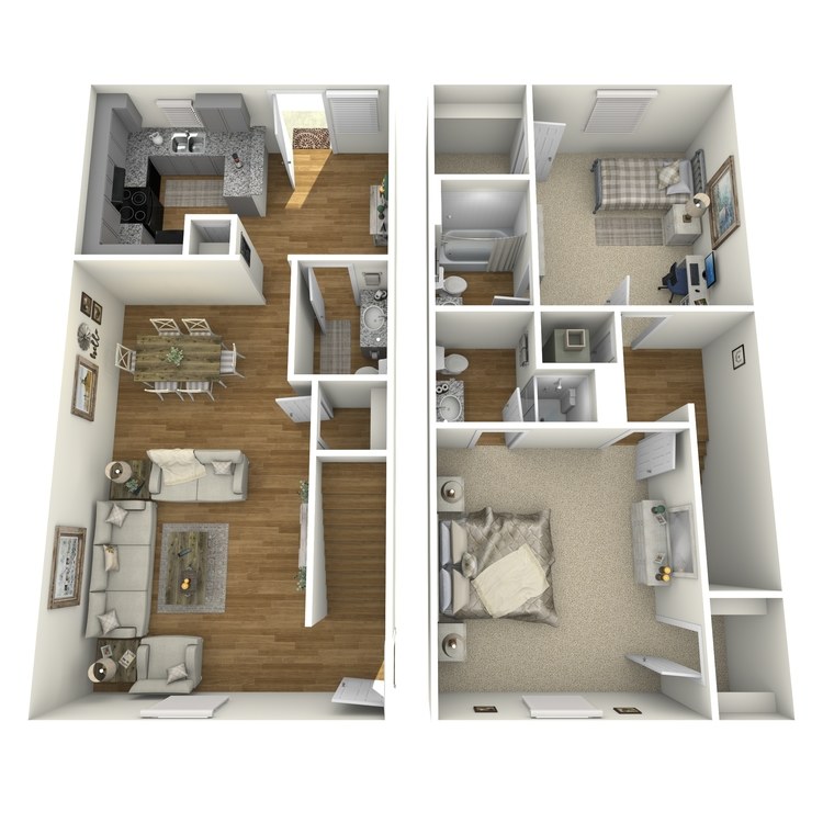 Floor plan image of B2THR