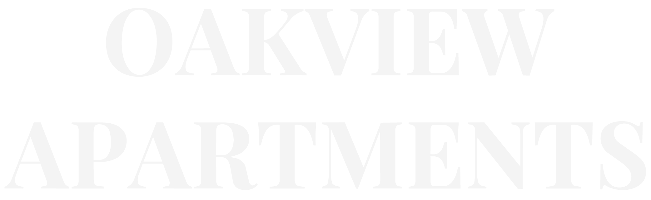 Oakview Apartments ebrochure logo