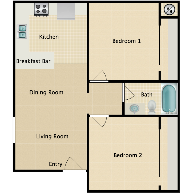 Floor plan image of East Plan B