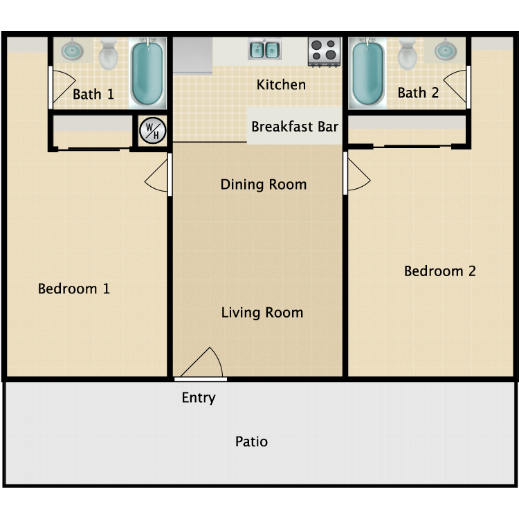 Floor plan image of West Plan C
