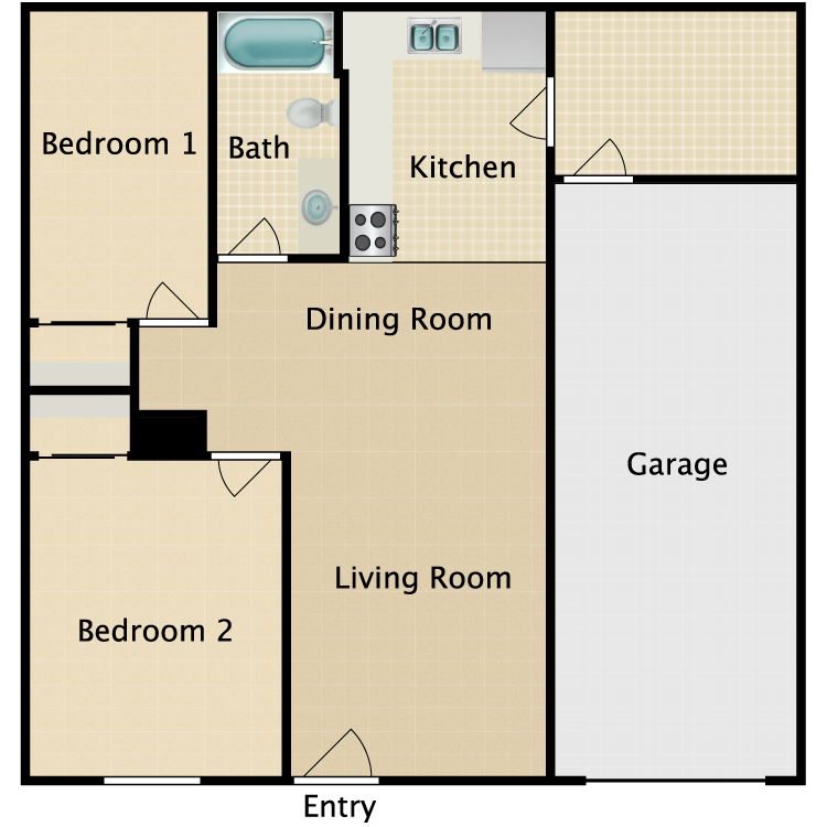 Floor plan image of East Plan A