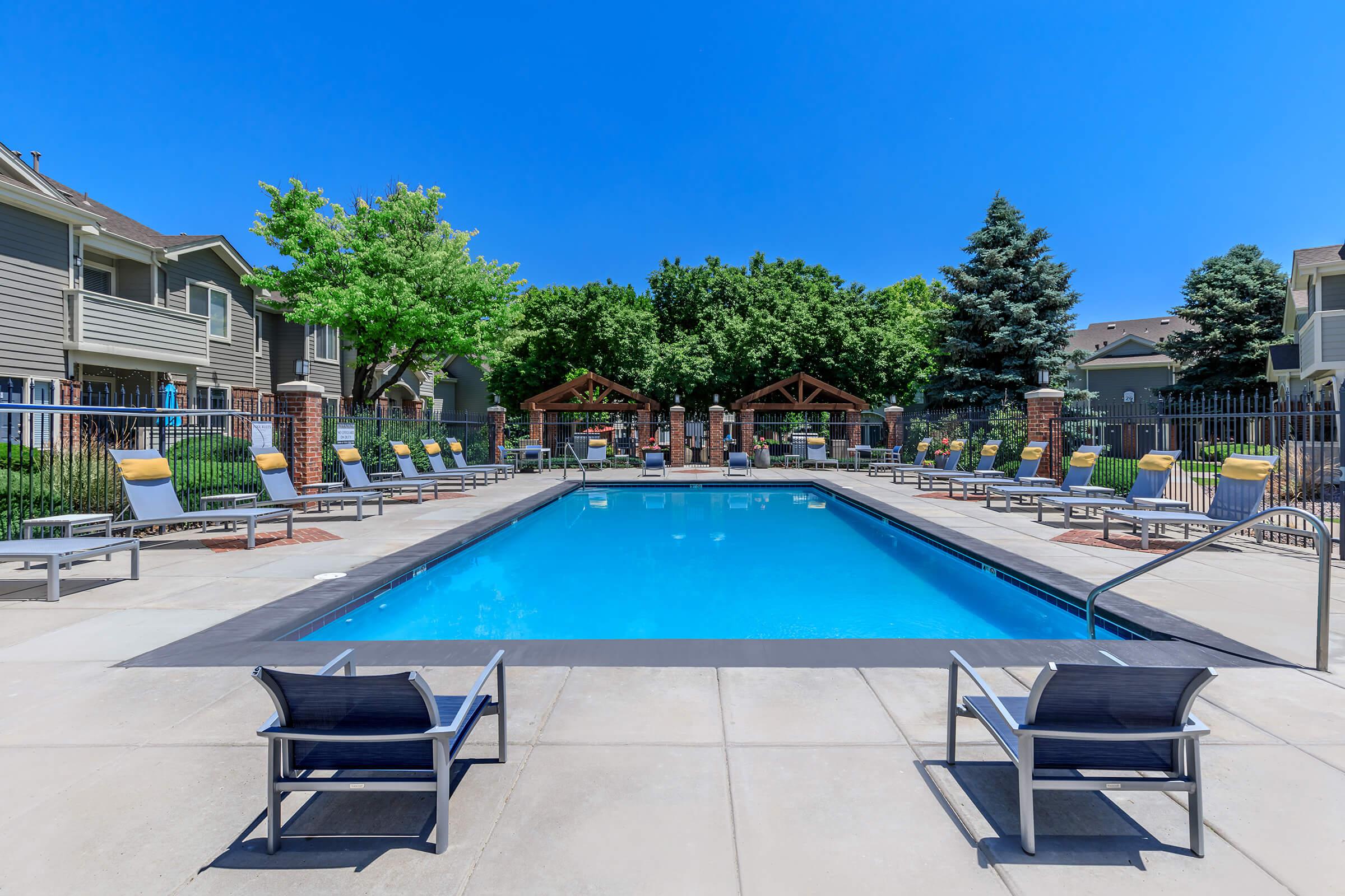an empty pool