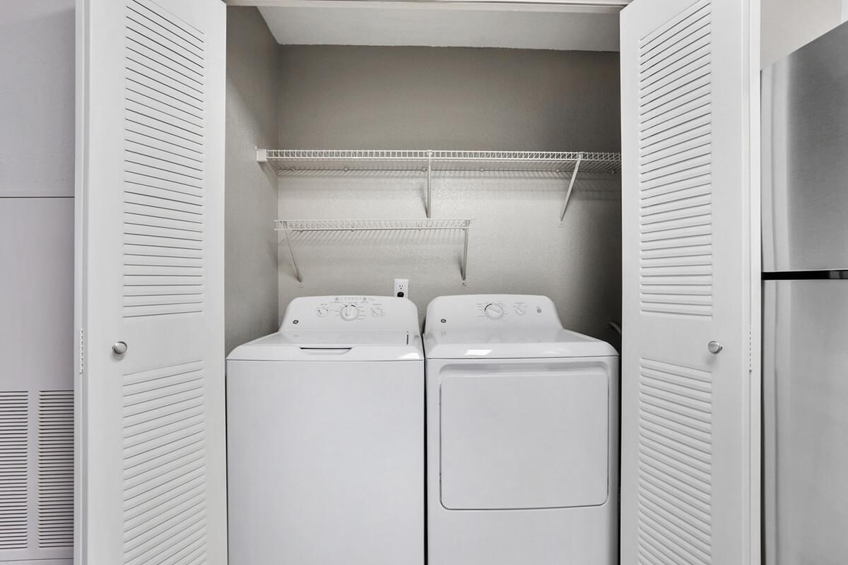 IN-HOME WASHER AND DRYER