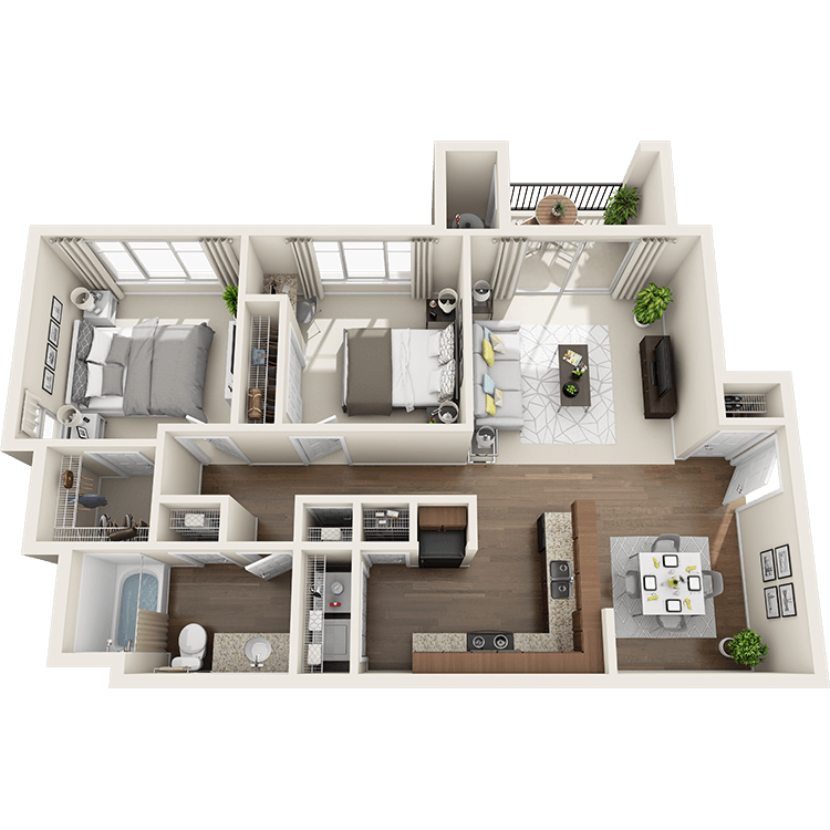 Floor plan image of B4