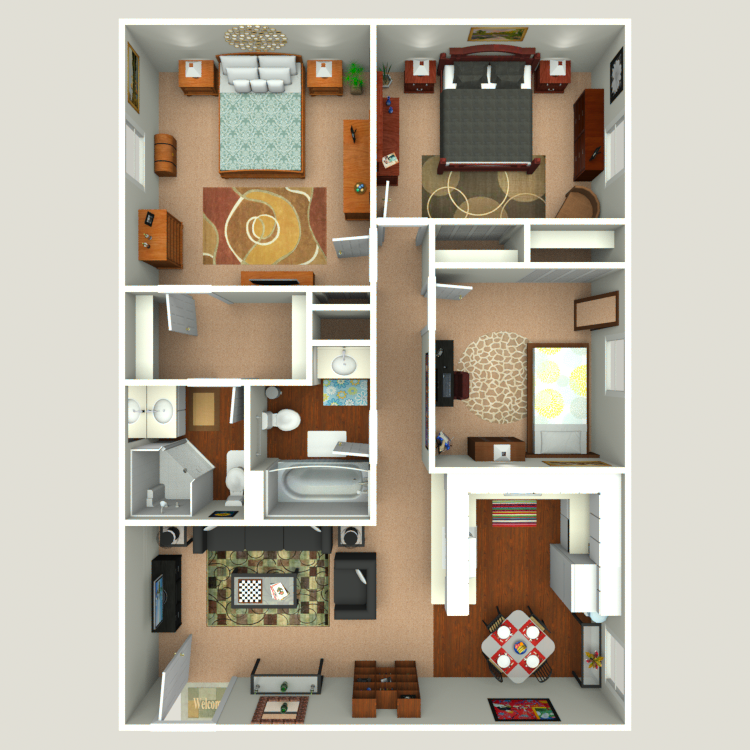 Floor plan image of Caladesi A