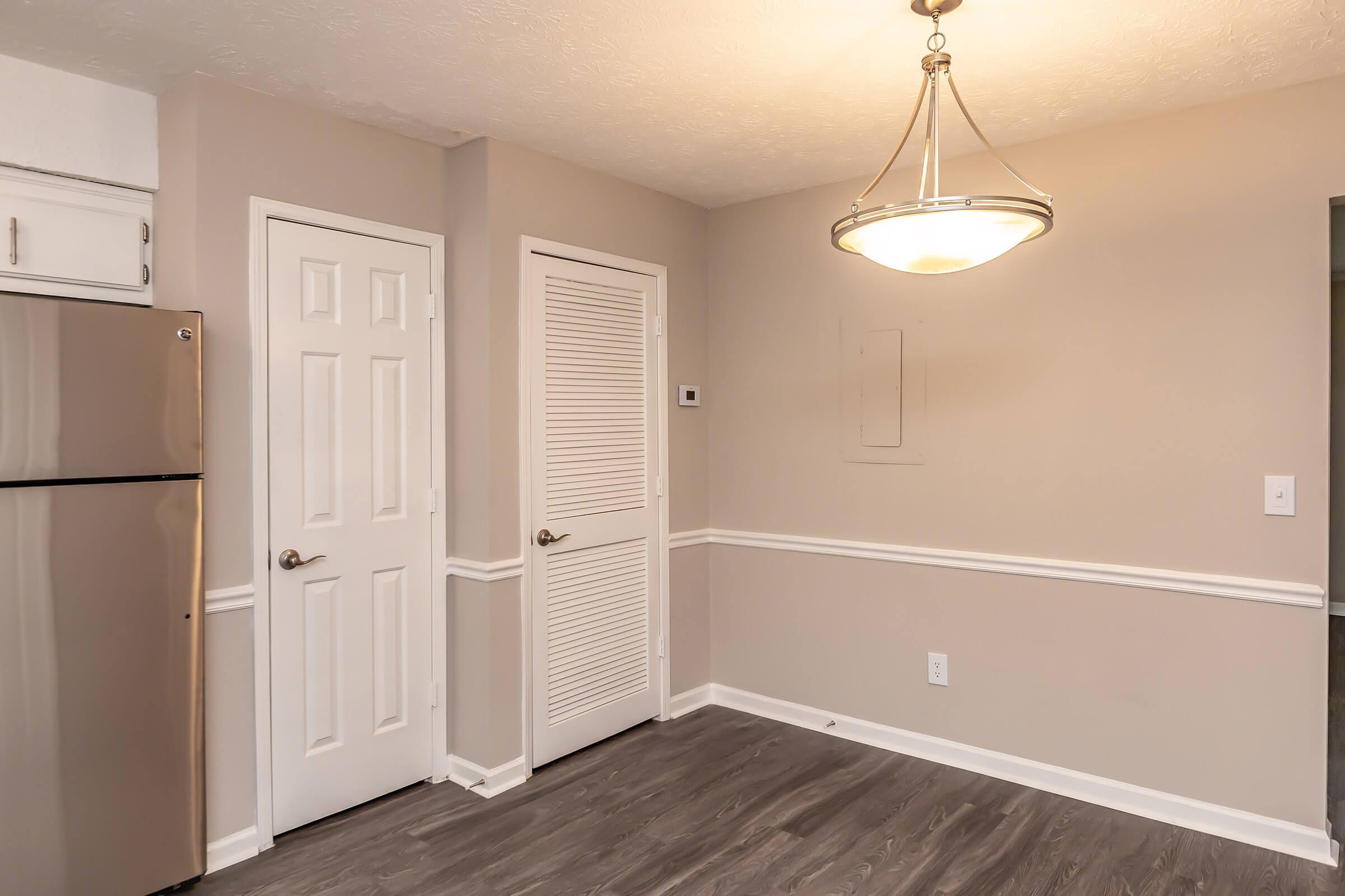 a room with a wooden floor