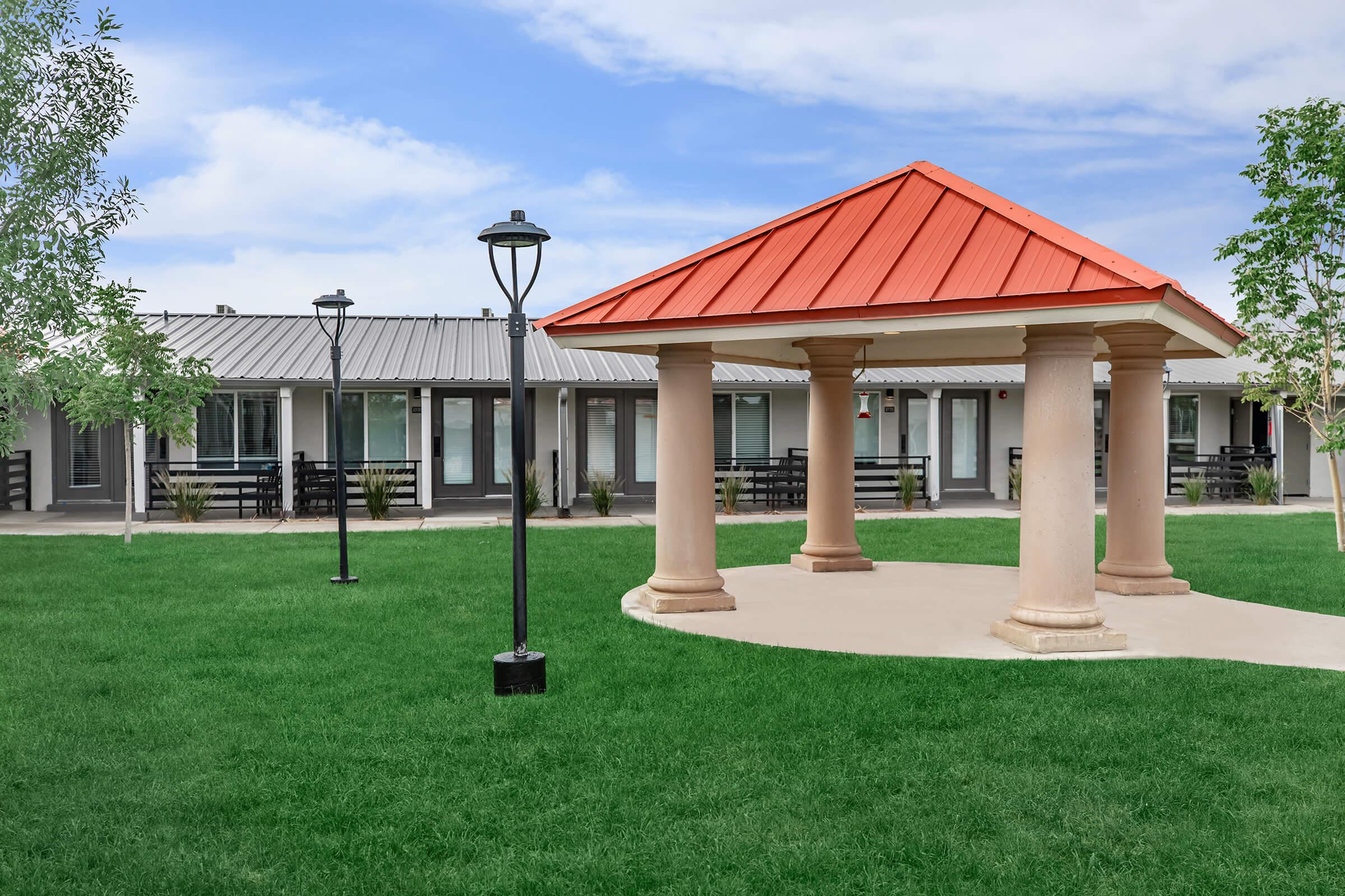 a large lawn in front of a house