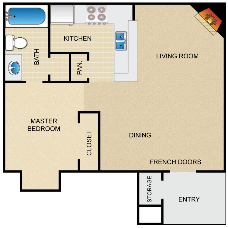 Floor plan image of A1