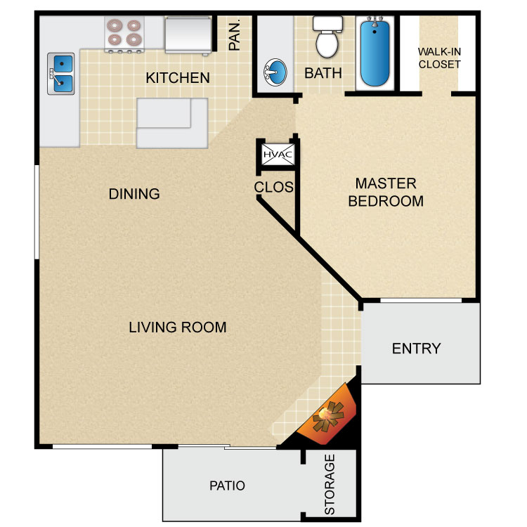 Floor plan image of A2