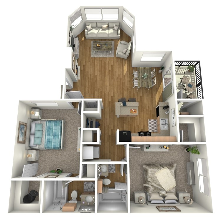 B2 floor plan image