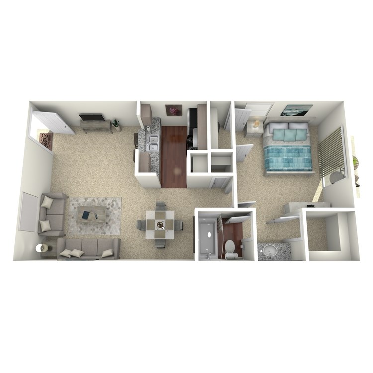 Floor plan image of Crockett