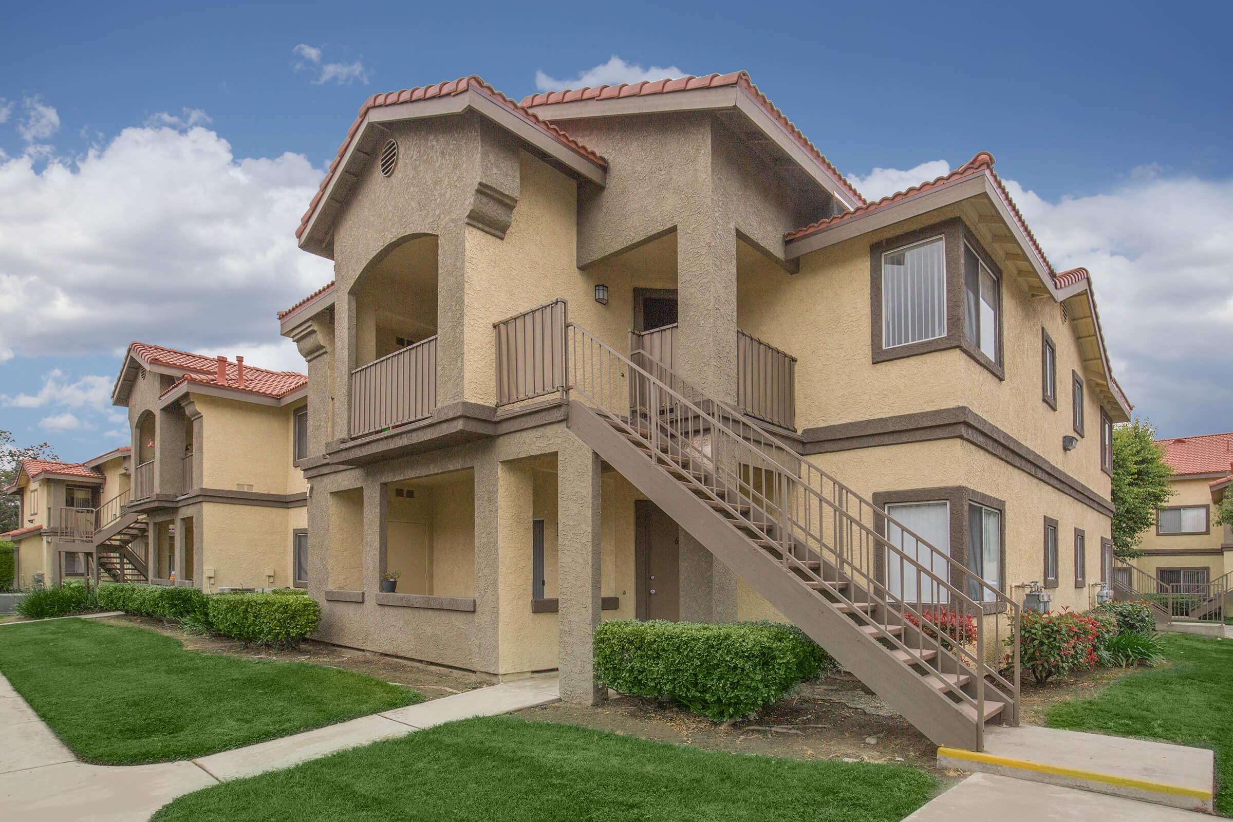 Club Pacifica Apartment Homes community building with stairs