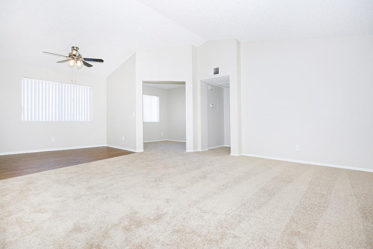 Carpeted living room