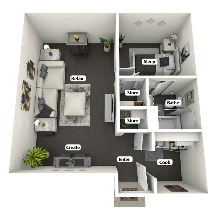 Floor plan image of Forsyth Flat