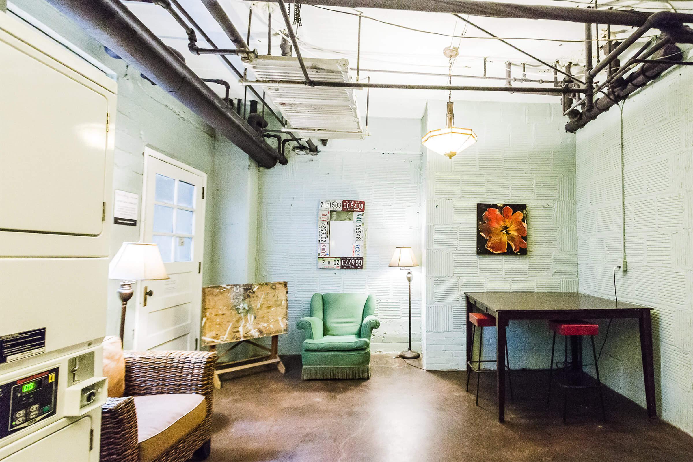 a room full of furniture