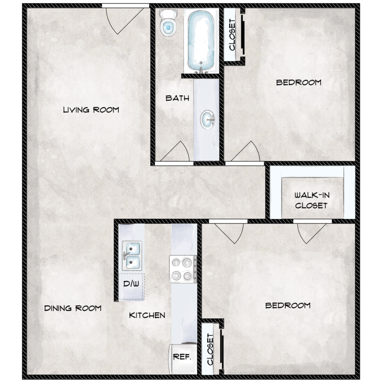 Floor plan image of B2