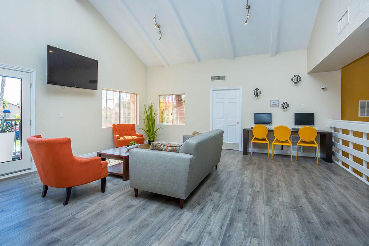 LOUNGE AREA AT SEDONA RIDGE IN LAS VEGAS, NEVADA