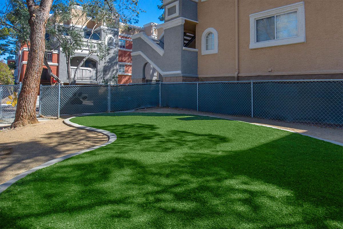 WELL MAINTAINED LANDSCAPING AT SEDONA RIDGE IN LAS VEGAS, NEVADA