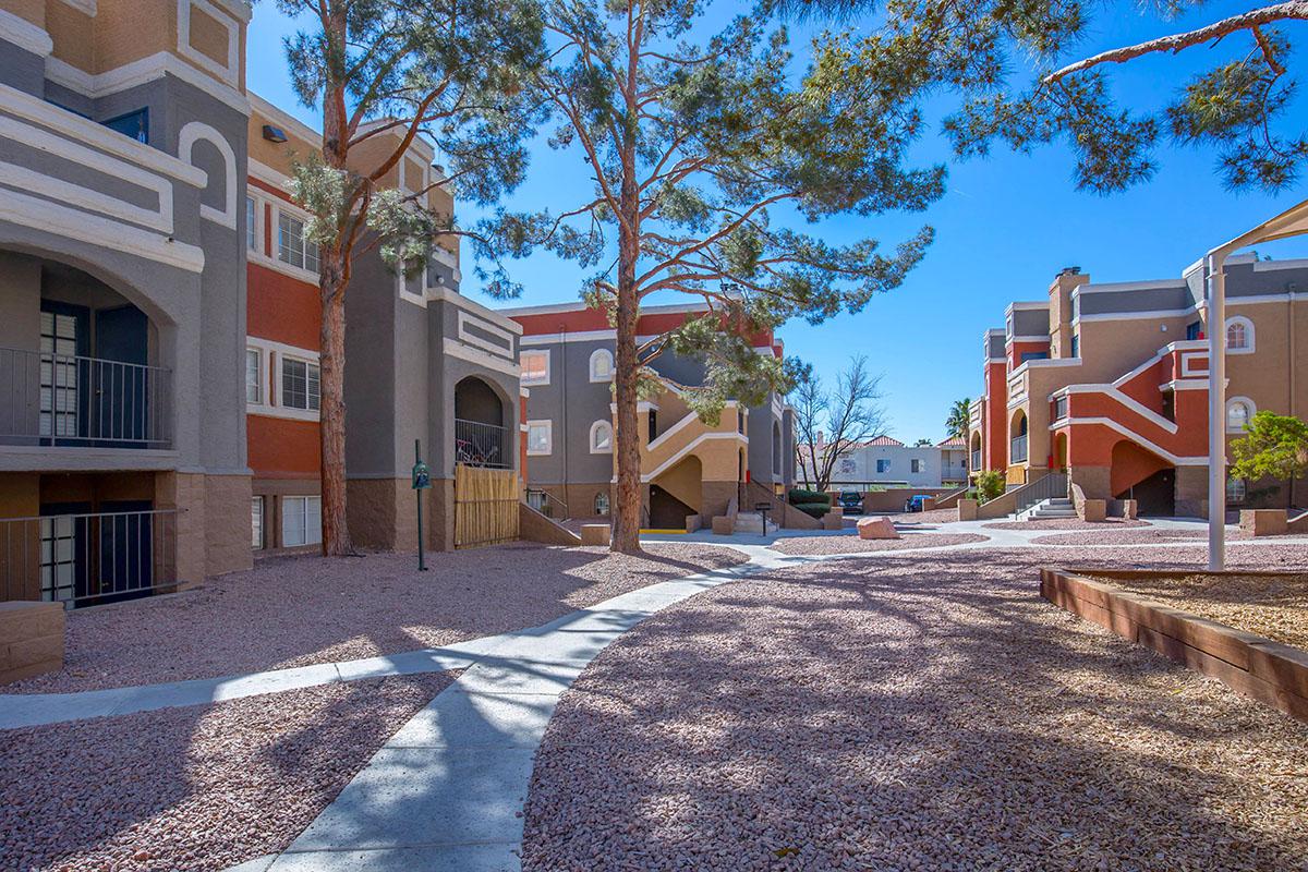 WIDE WALKWAYS AT SEDONA RIDGE IN LAS VEGAS, NEVADA