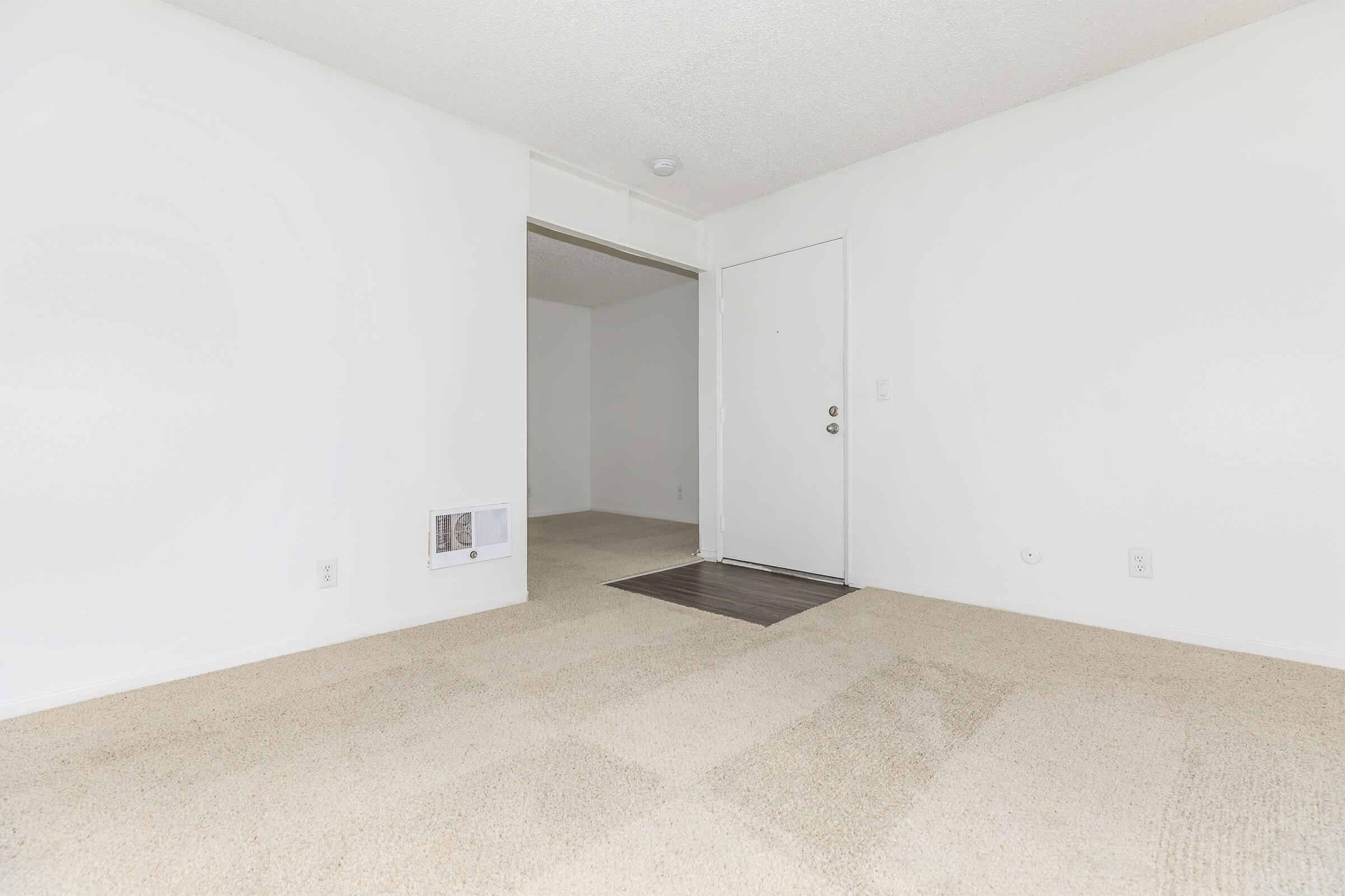 Living room with carpet