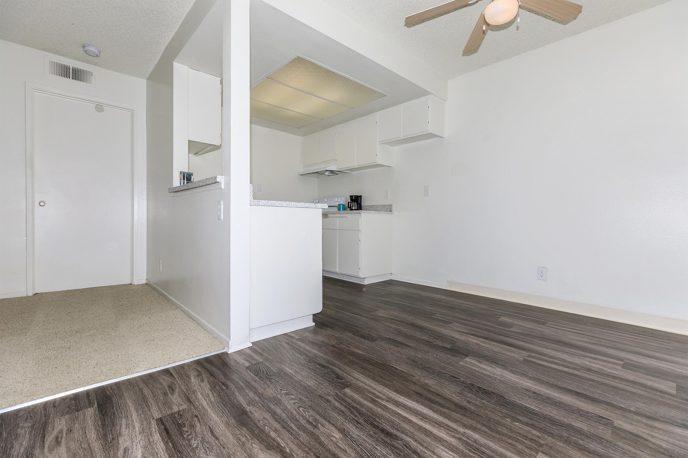 Dining room with wooden floors